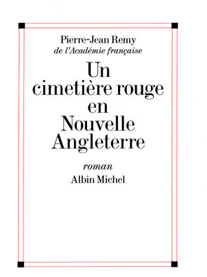 cover image of Un cimetière rouge en Nouvelle-Angleterre